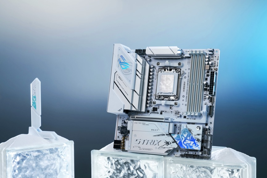 RO姬壁纸创作大赛开启 华硕B850小吹雪全家桶等你拿