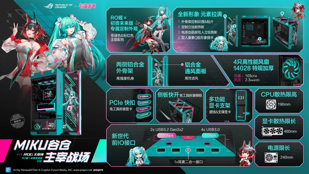 ROG×初音未来联名丨玩+乐园ROG新品发布会燃爆BW2025