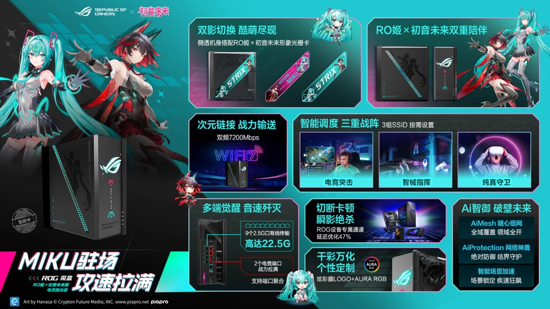 ROG×初音未来联名丨玩+乐园ROG新品发布会燃爆BW2025