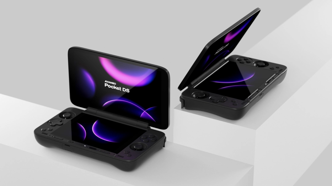 独一无二的双屏体验——全球首款翻盖双屏安卓掌机 AYANEO Pocket DS 正式发布