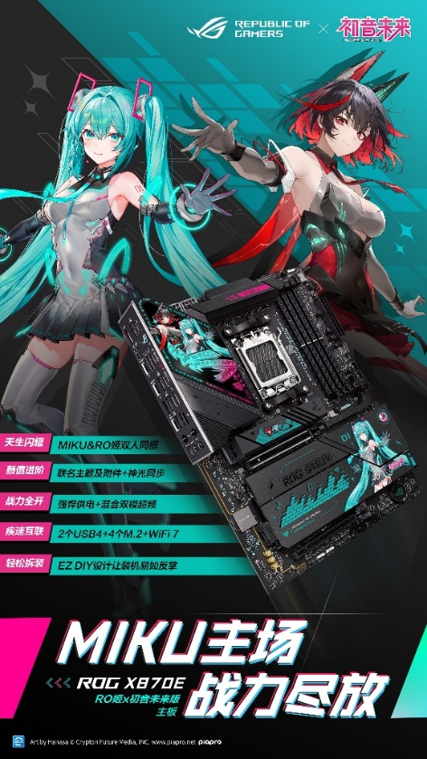 全线登场！ROG×初音未来联名装备开启预约，超能好物即刻拥有