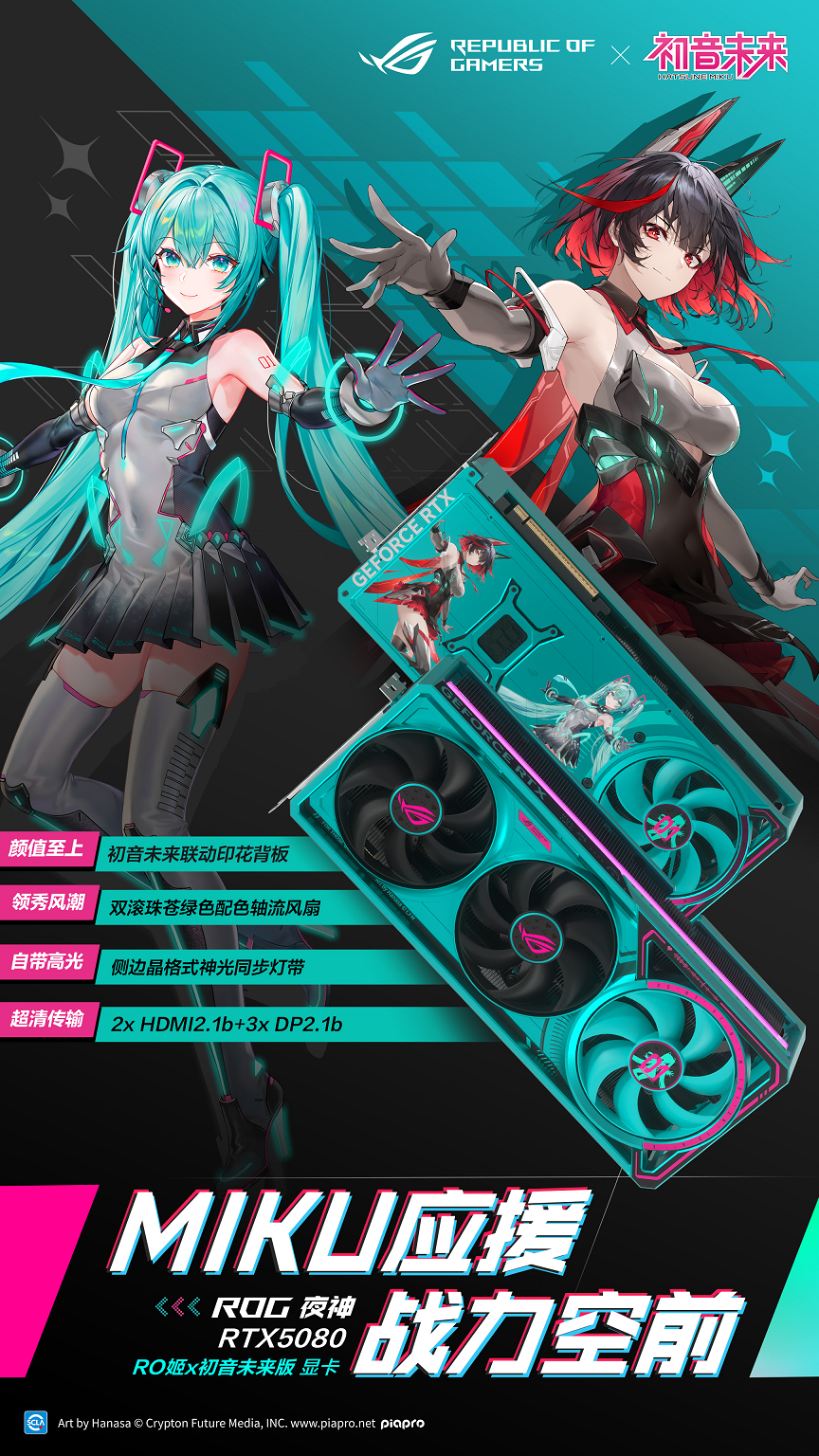 全线登场！ROG×初音未来联名装备开启预约，超能好物即刻拥有