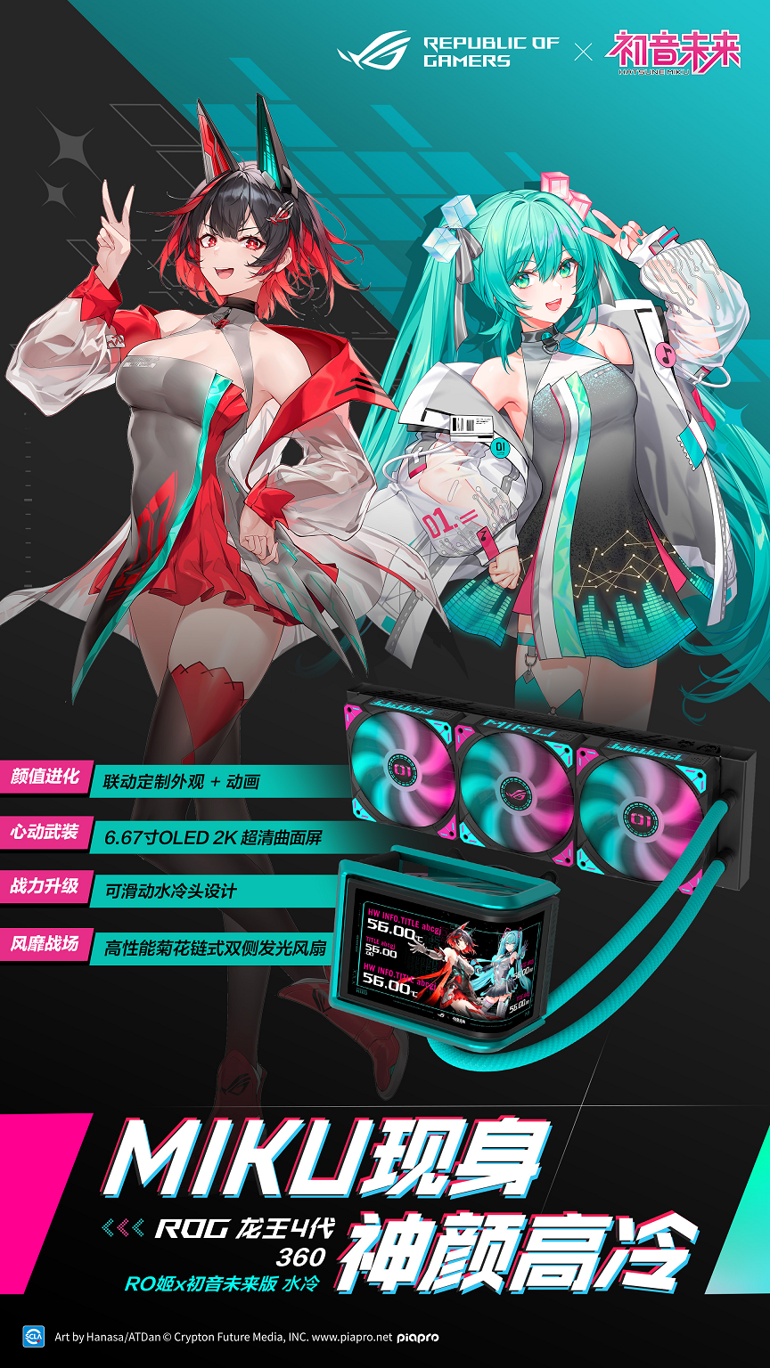 全线登场！ROG×初音未来联名装备开启预约，超能好物即刻拥有