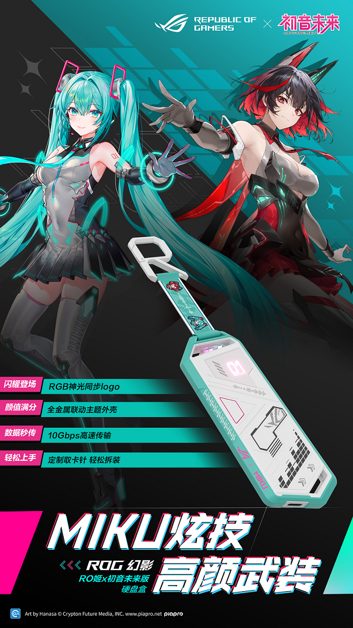 全线登场！ROG×初音未来联名装备开启预约，超能好物即刻拥有