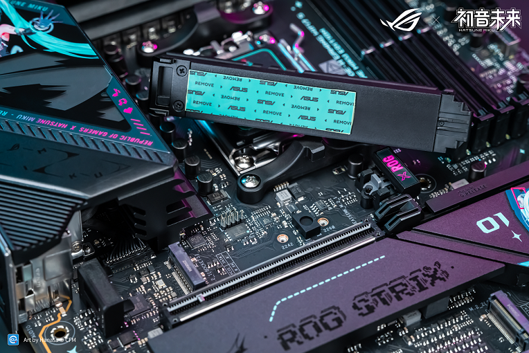 冲破次元壁 华硕X870E RO姬×初音未来版主板火热预约中
