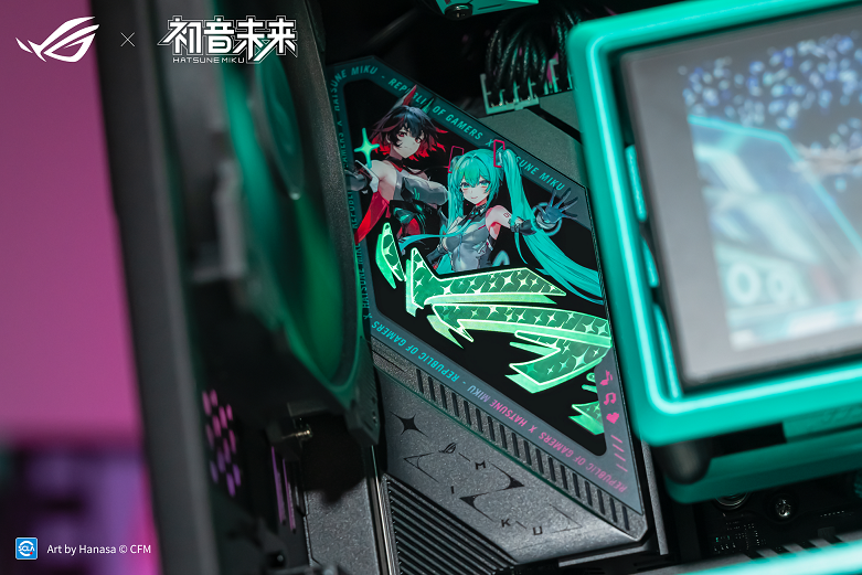 冲破次元壁 华硕X870E RO姬×初音未来版主板火热预约中