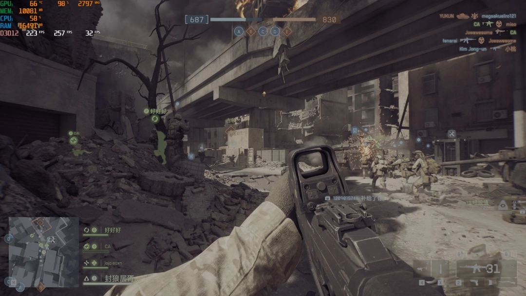 《战地6》重回巅峰，优化超神，入门显卡百帧爽玩》