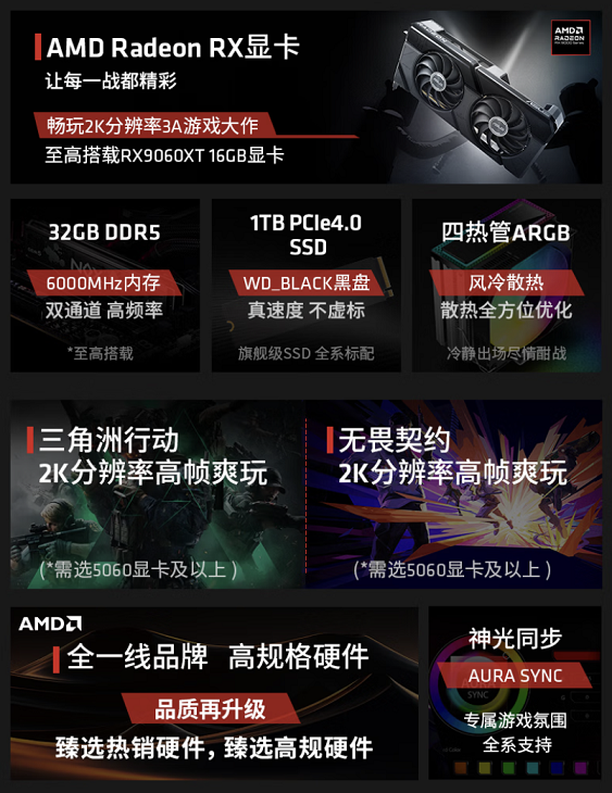 AMD RX9060XT 16GB显卡评测：性价比力压5060 Ti，1080p游戏最高领先30%！