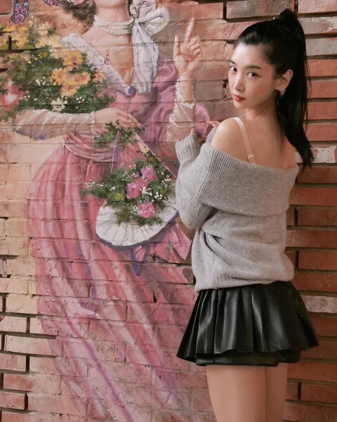 韩国美女模特이해인 이지福利图 眼神勾人的大姐姐