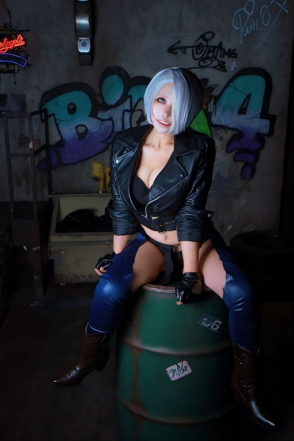 《街头霸王6》韩蛛俐Cos美图赏 露白嫩大雷太诱人了