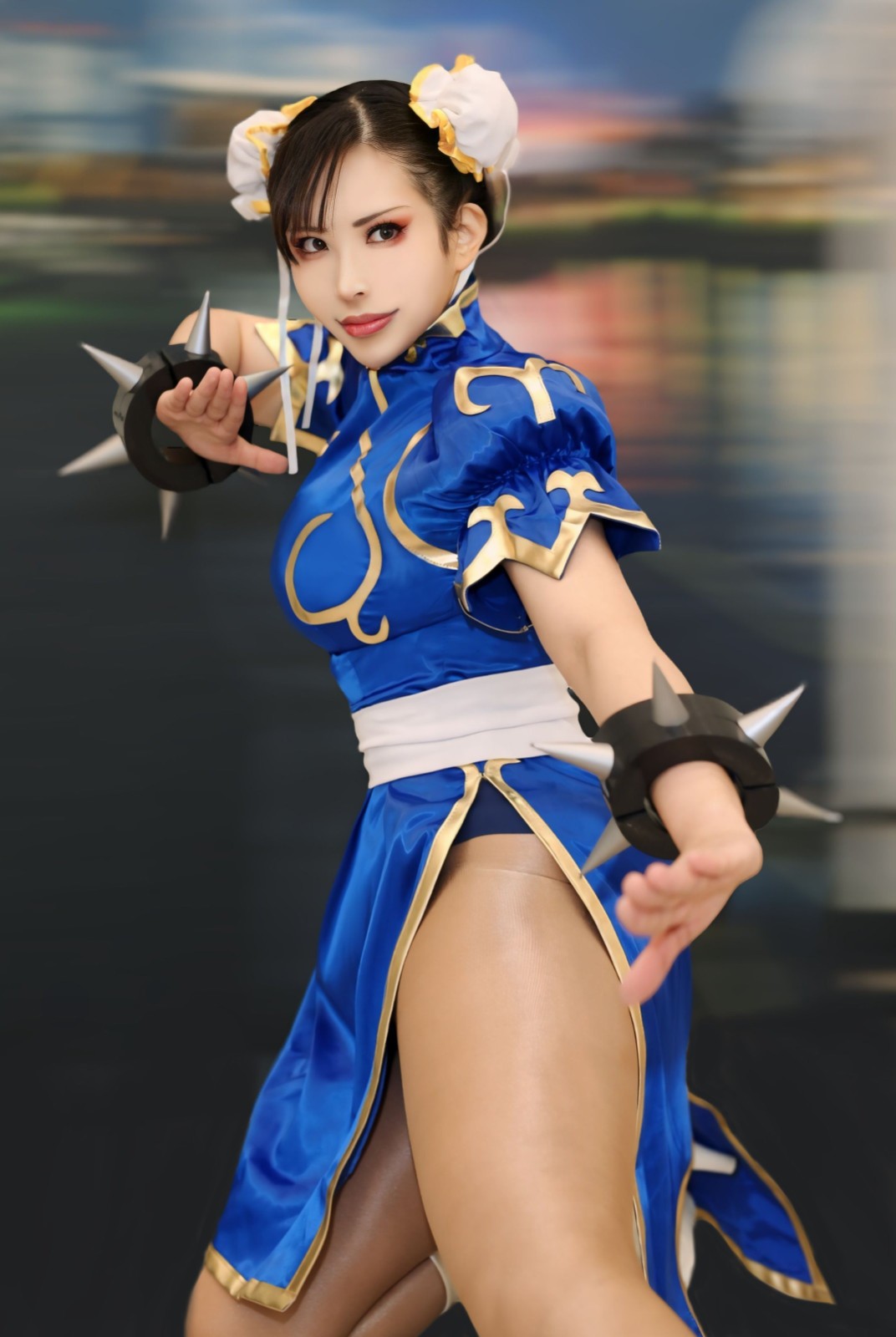 《街头霸王6》韩蛛俐Cos美图赏 露白嫩大雷太诱人了