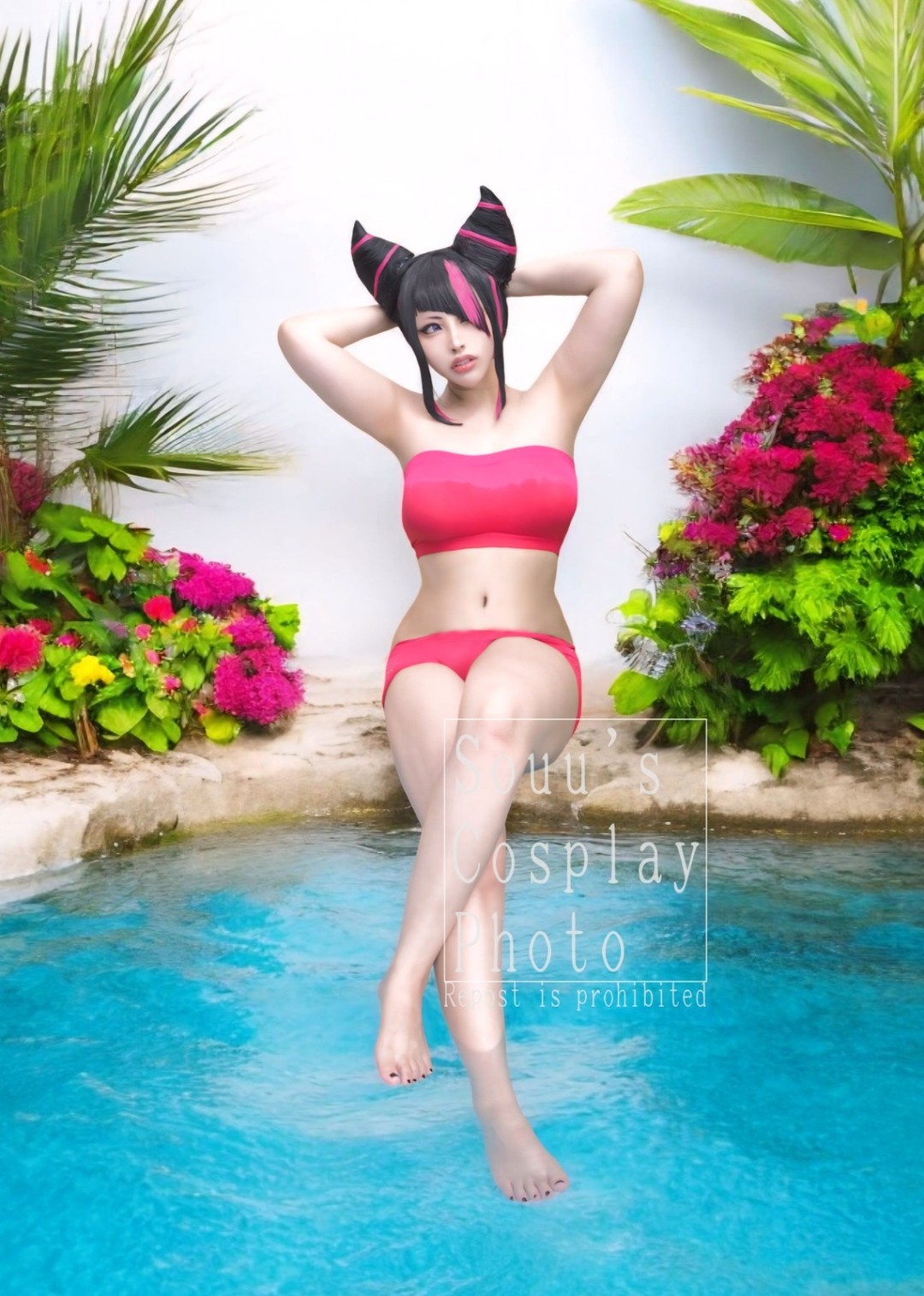 《街头霸王6》韩蛛俐Cos美图赏 露白嫩大雷太诱人了